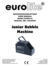 EuroLite Junior Bubble Machine Manuel utilisateur
