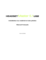 Terratec HEADSET MASTER 5.1 USB Le manuel du propriétaire
