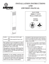 Empire DV-55IP Installation Instructions And Owner's Manual