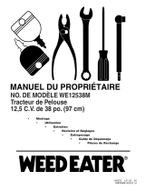 Weed Eater WE12538 Le manuel du propriétaire
