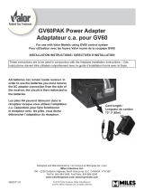 Valor GV60PAK - Power Adapter Kit Le manuel du propriétaire