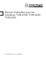 Interlogix TruVision LED Monitors (TVM-2700/3200/4200)  (French) Manuel utilisateur