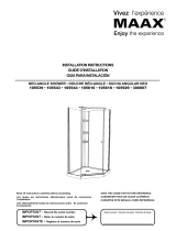 MAAX 105618-000-129 Begonia Soho Guide d'installation