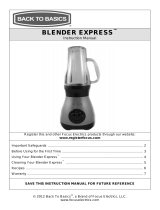 Focus Electrics Blender Express Manuel utilisateur