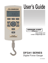 Omega DFG41 Series Le manuel du propriétaire