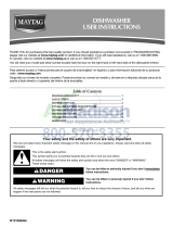 Maytag Jetclean Plus MDB7609AW User Instructions