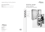 Foster slimline range Cabinet Installation And Operating Instruction