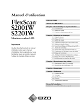 Eizo FlexScan S2001W Le manuel du propriétaire