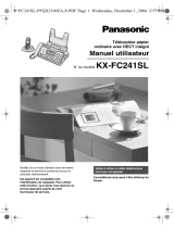 Panasonic KX-FC241SL Le manuel du propriétaire