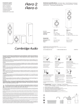 Cambridge Audio Aero 6 Guide d'installation