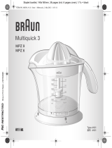 Braun Presse-agrumes 20w Blanc - Mpz9 Le manuel du propriétaire