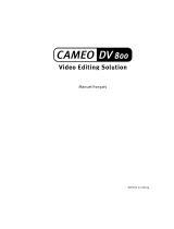 Terratec CAMEODV800 Le manuel du propriétaire