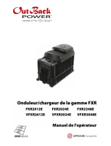 OutBack Power FXR / VFXR E Series Le manuel du propriétaire