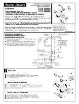 American Standard T375.128.002 Guide d'installation