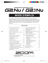 Zoom G21NU Le manuel du propriétaire