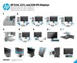 HP Z Display Z24i 24-inch IPS LED Backlit Monitor Guide d'installation