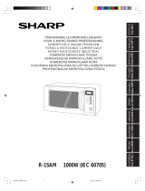 Sharp R15AM Horeca Pro Le manuel du propriétaire