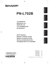 Sharp PNL702B Le manuel du propriétaire