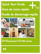 HP (Hewlett-Packard) Photosmart D7100 Printer series Manuel utilisateur