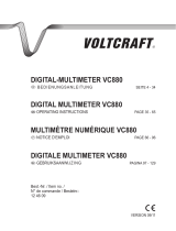 VOLTCRAFT VC880 Le manuel du propriétaire