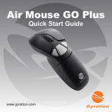Gyration Air Mouse GO Plus Guide de démarrage rapide