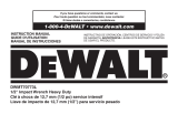 DeWalt DWMT70773 Heavy-Duty 1/2-in Pneumatic  Le manuel du propriétaire
