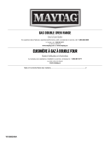 Maytag GAS DOUBLE OVEN RANGE Mode d'emploi