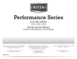 Maytag MEDE300VF - Performance Series Front Load Electric Dryer Manuel utilisateur