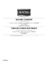 Maytag MEC7430WW - 30" Electric Cooktop Manuel utilisateur