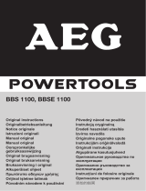 AEG BBS 1100 Le manuel du propriétaire