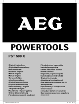 AEG PST500X Le manuel du propriétaire