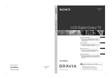 Sony KDL-20S4020 Le manuel du propriétaire