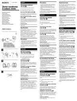 Sony MDR-EX81SL Le manuel du propriétaire