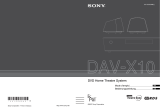 Sony DAV-X10 Le manuel du propriétaire