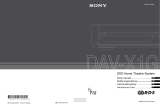 Sony DAV-X1G Le manuel du propriétaire