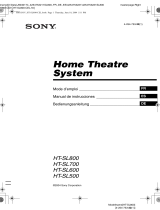 Sony HT-SL800 Le manuel du propriétaire