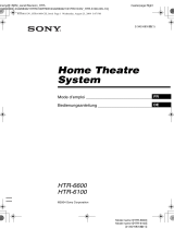 Sony HTR-6100 Le manuel du propriétaire
