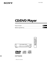 Sony DVP-S525D Le manuel du propriétaire
