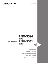 Sony RMO-S594-DW Le manuel du propriétaire