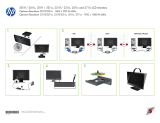 HP 23 inch Flat Panel Monitor series Le manuel du propriétaire