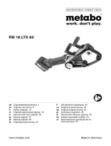 Metabo RB 18 LTX 60 5.2 Manuel utilisateur