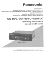 Panasonic CQ-DP875 Manuel utilisateur