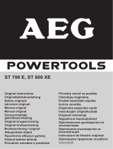 AEG ST 800 XE Le manuel du propriétaire
