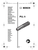 Bosch PLL 5 Le manuel du propriétaire