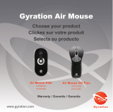 Gyration Air Mouse Elite GYM5600NA Manuel utilisateur