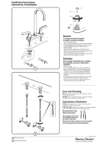 American Standard 2475F.002 Guide d'installation