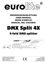 EuroLite DMX Split 6X Manuel utilisateur
