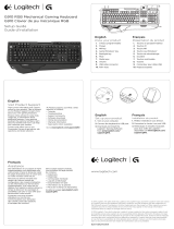 Logitech G G910 Orion Spark RGB Mechanical Gaming Keyboard Manuel utilisateur