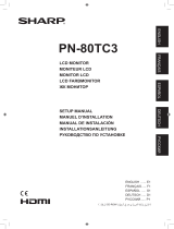 Sharp PN-80TC3A Le manuel du propriétaire
