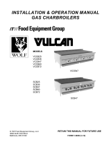 Wolf Vulcan VCCB36 Installation & Operation Manual